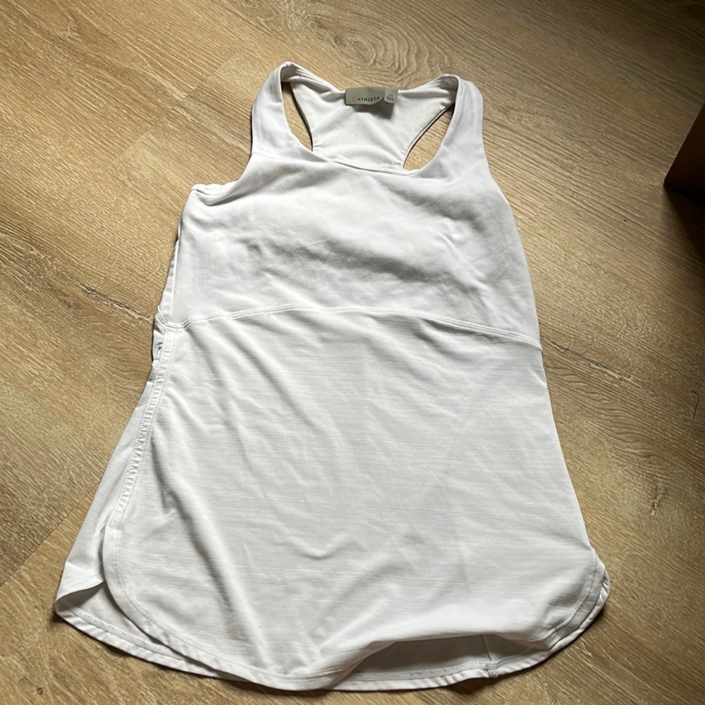 Athleta white tank top